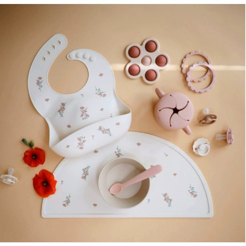 Silicone Baby Bibs - Anzug Niedliches Lätzchen, Lätzchen für Lebensmittel,