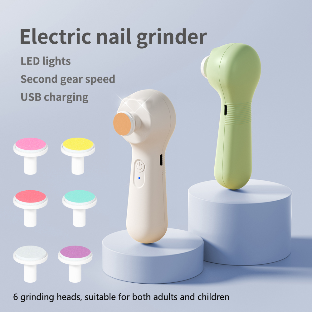 Baby Nail Trimmer Electric - USB-Akku-betriebener 6-in-1 Baby-Nageltrimmer im Sonderangebot, geräuscharmer,
