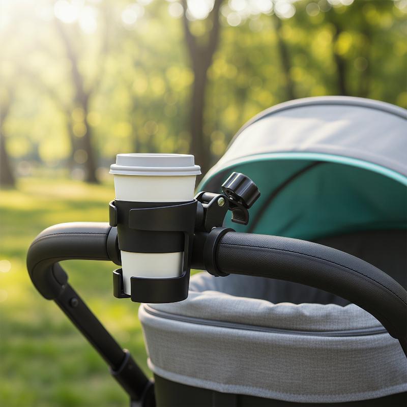 Stroller Accessories - Universeller Kinderwagen-Getränkehalter, verstellbarer Wasserflaschenhalter für Kinderwagen,