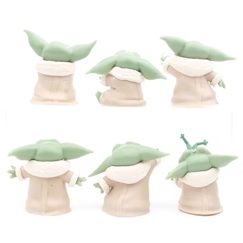Baby Yoda Products - 6PCS Star Wars 4-6cm Spielzeug Meister