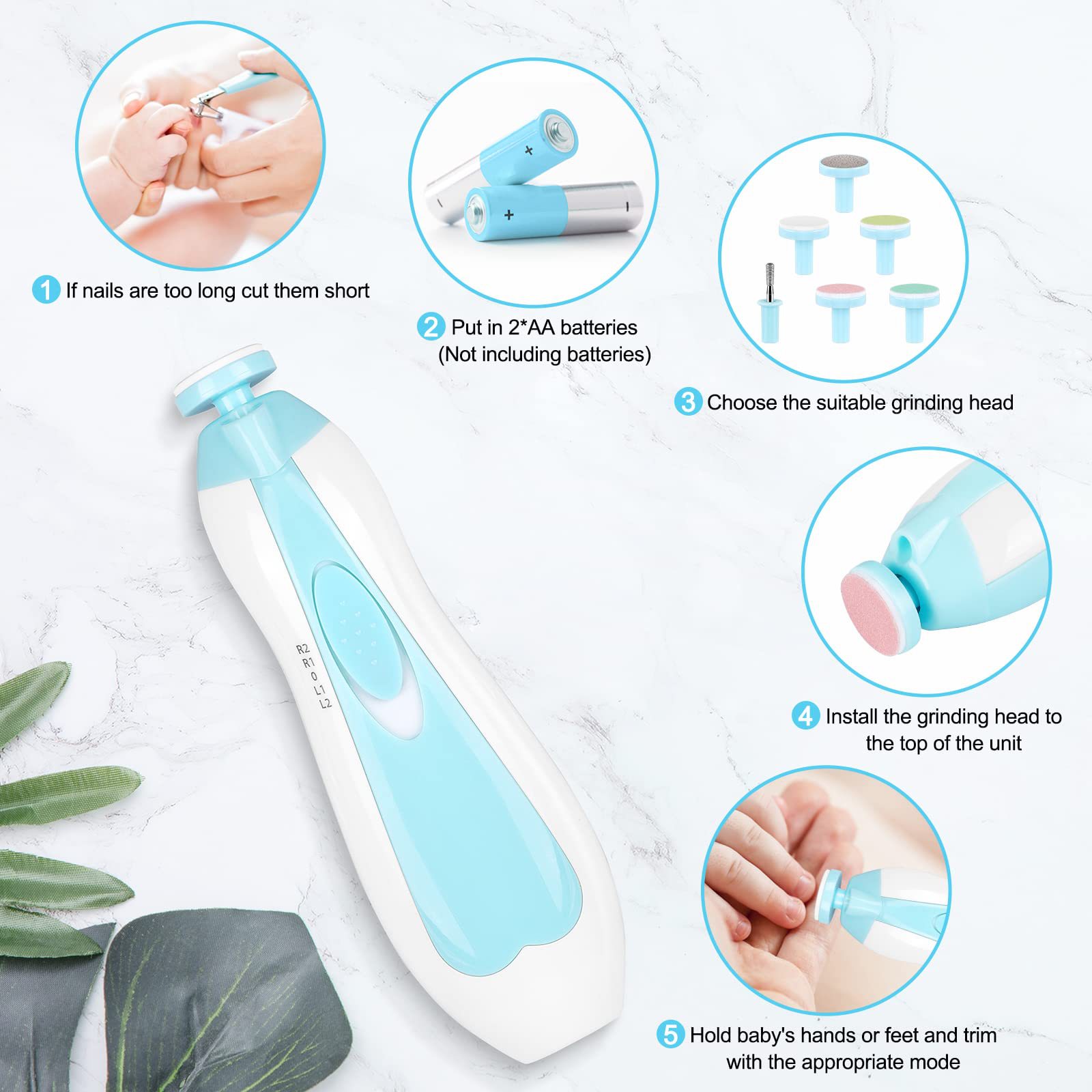 Multifunktionale Elektrische B – Baby Nail Trimmer Electric Bewertung und Preis