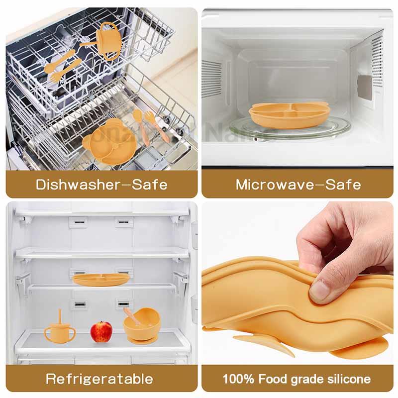 Baby Fütterung Platte Sets Sau – Baby Led Weaning Set Bewertung und Preis