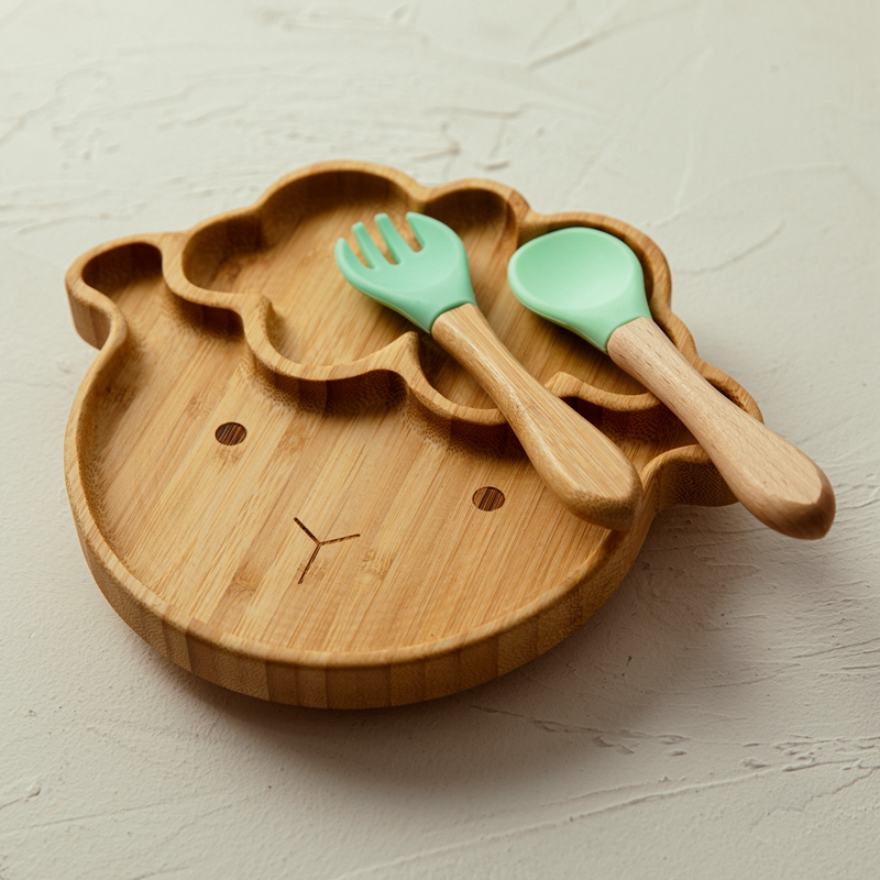 4 stücke kinder Geschirr Saug  – Baby Led Weaning Set Bewertung und Preis