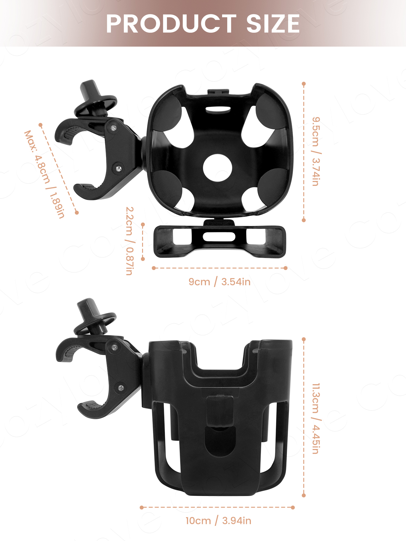 Großer Kinderwagen-Getränkehal – Stroller Accessories Bewertung und Preis